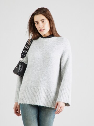 Pull-over 'ONLMaggie' ONLY en gris : devant