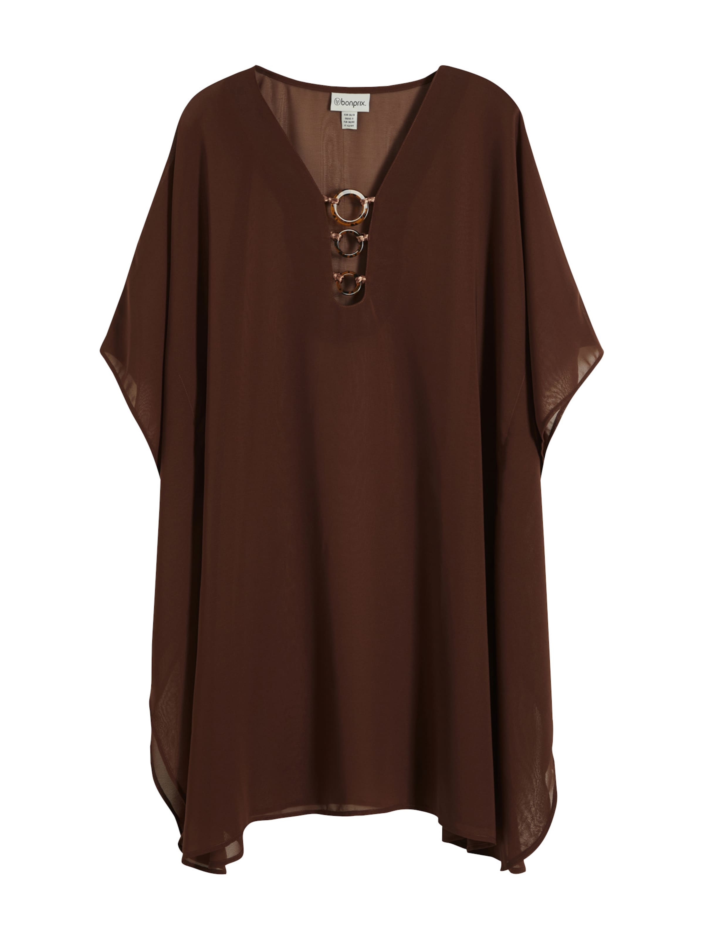 bonprix Kleid in Braun: Vorderseite