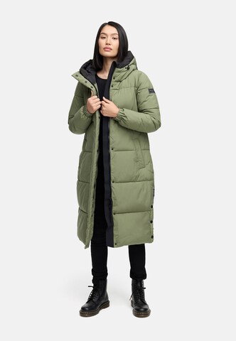 NAVAHOO Wintermantel 'Taublüte XIV' in Grün