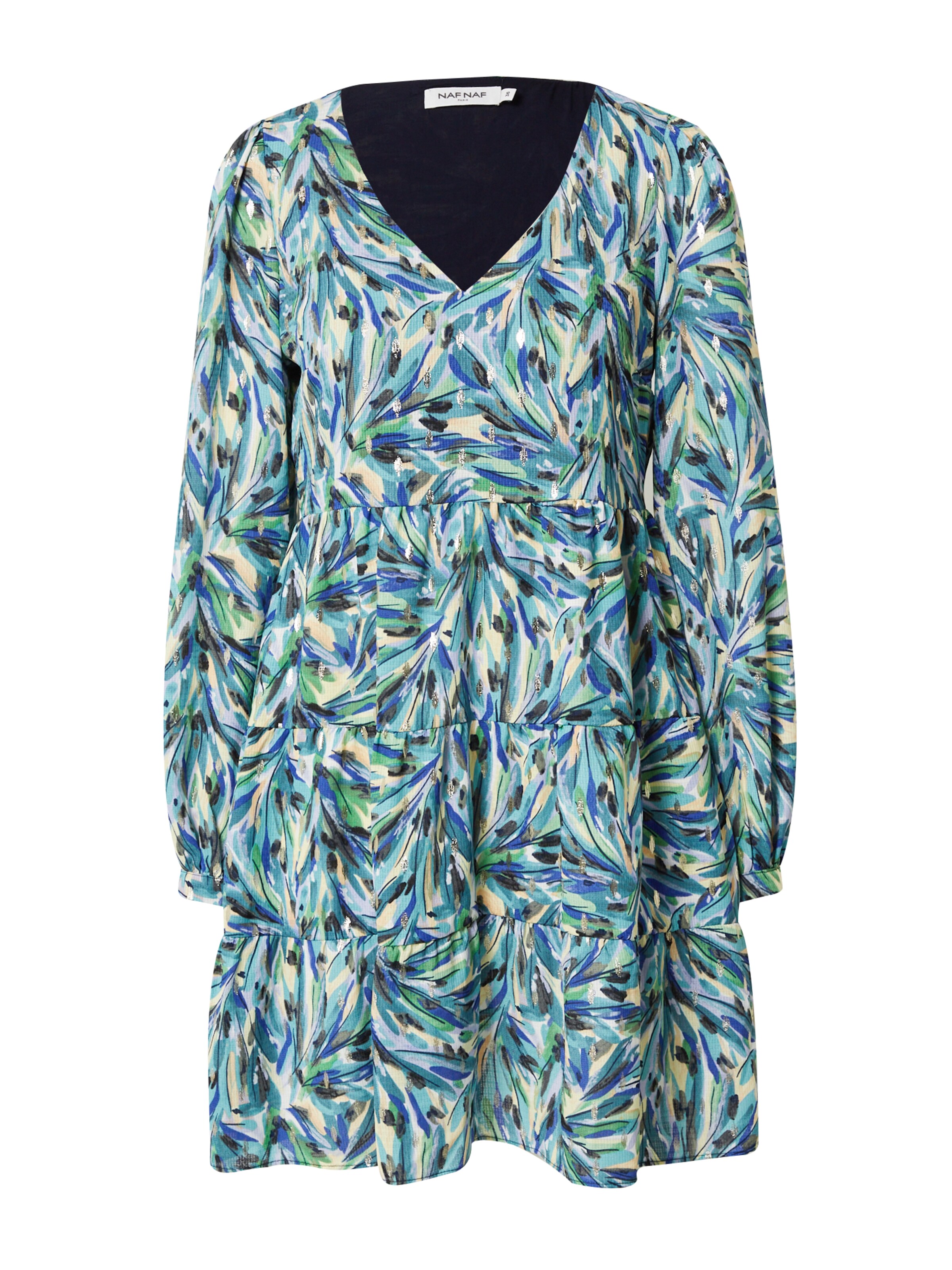 NAF NAF Mekko 'Waffle' värissä sininen: etupuoli