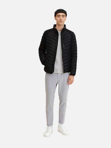 TOM TAILOR Between-Season Jacket in Black