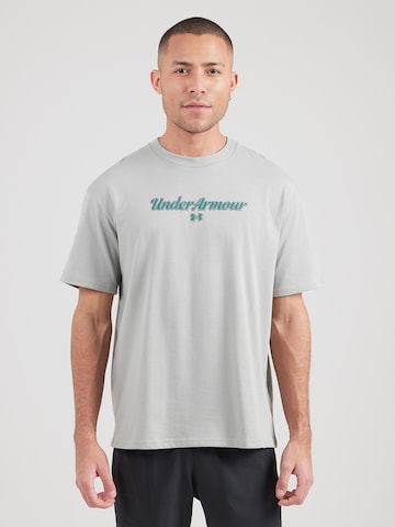 UNDER ARMOUR Functioneel shirt in Grijs: voorkant