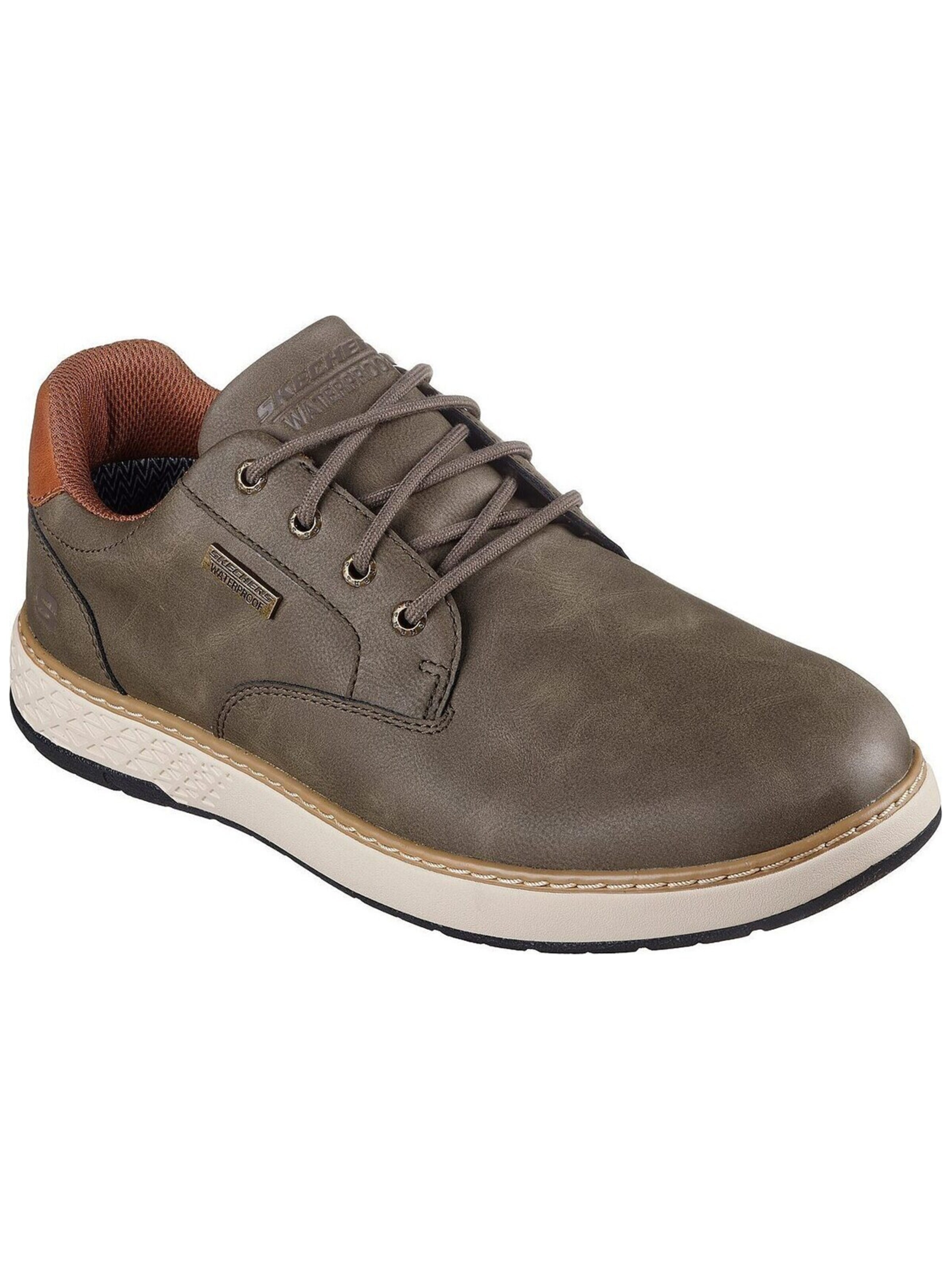 SKECHERS Slip-ons 'Skechers Garlan - Pryor' in Groen: voorkant