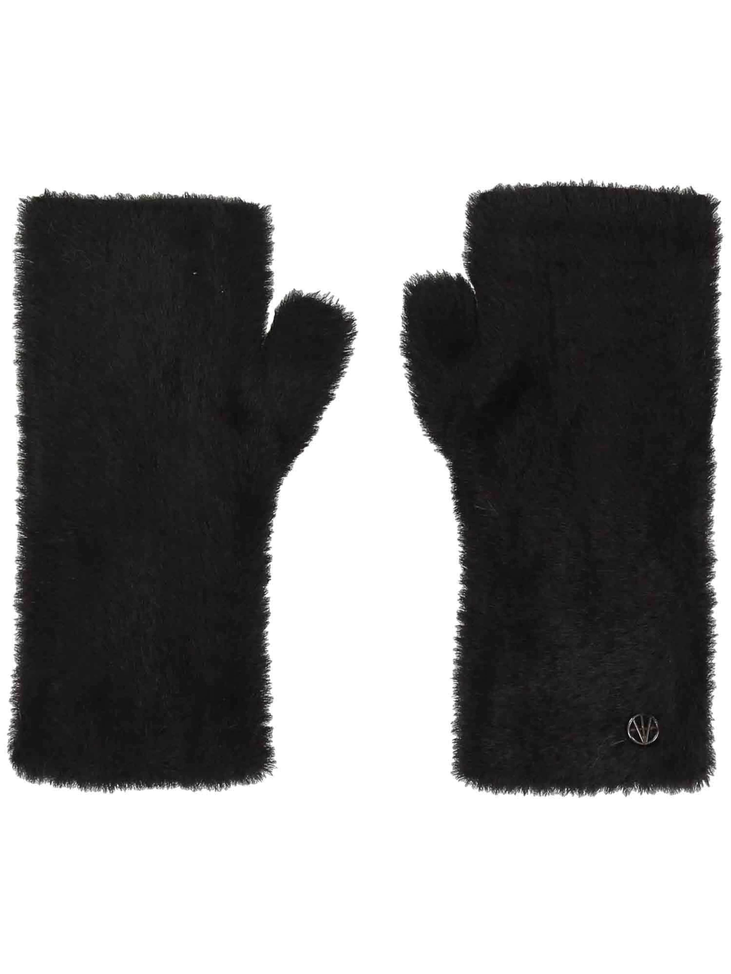 LOEVENICH Handstulpen in Schwarz: Vorderseite