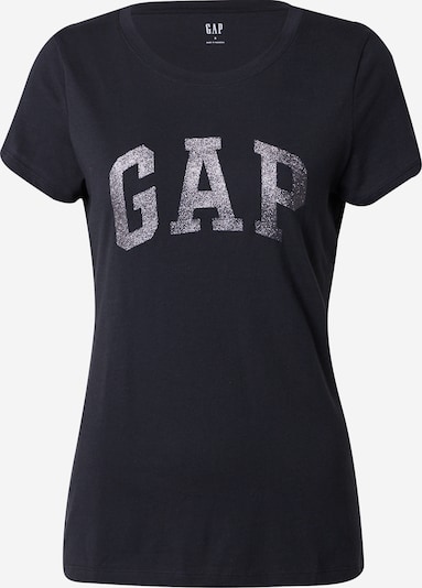 GAP Тениска 'CLASSIC' в черно / сребърно, Преглед на продукта