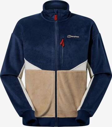 Berghaus Fleece jas in Blauw: voorkant