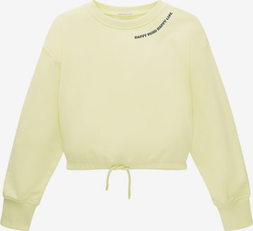 TOM TAILOR Sweatshirt in Yellow: front