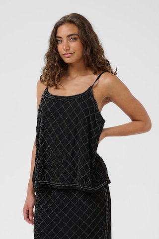 Haut 'CUMinta' CULTURE en noir : devant