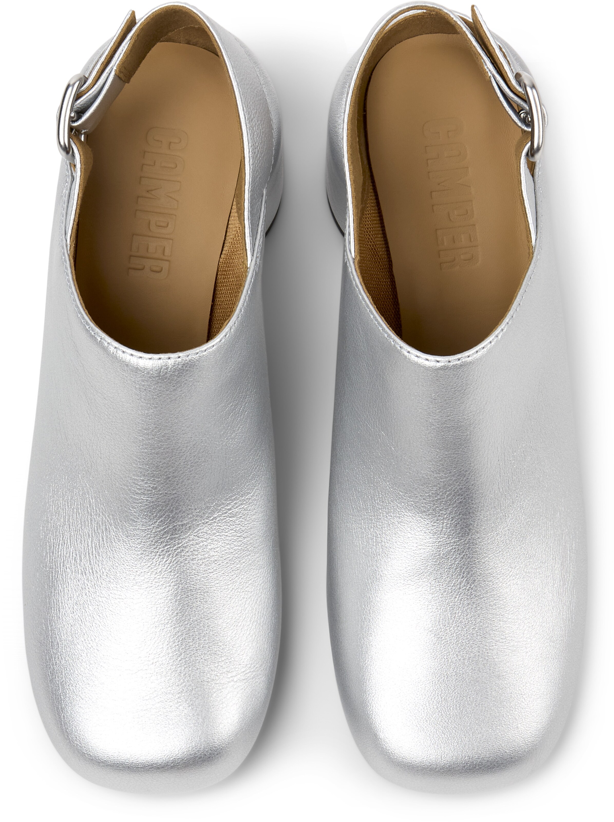 Décolleté sling 'Niki' di CAMPER in argento