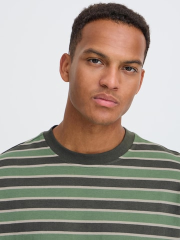 BLEND - Sudadera 'BHKhalid Striped' en verde