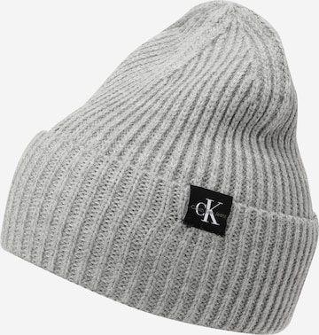 Calvin Klein Jeans Muts in Grijs: voorkant