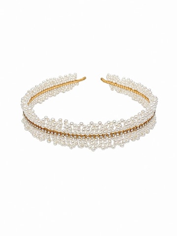 LanLiviaTraka za kosu 'Handmade Delicate Pearls Headband' - zlatna boja: prednji dio