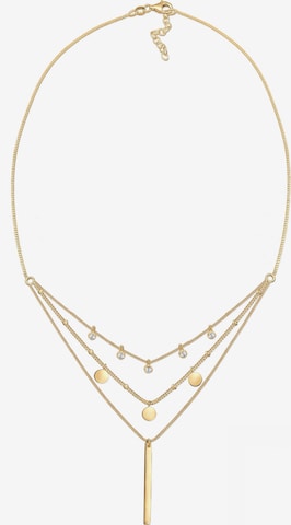 ELLI Necklace 'Geo, Layer' in Gold: front