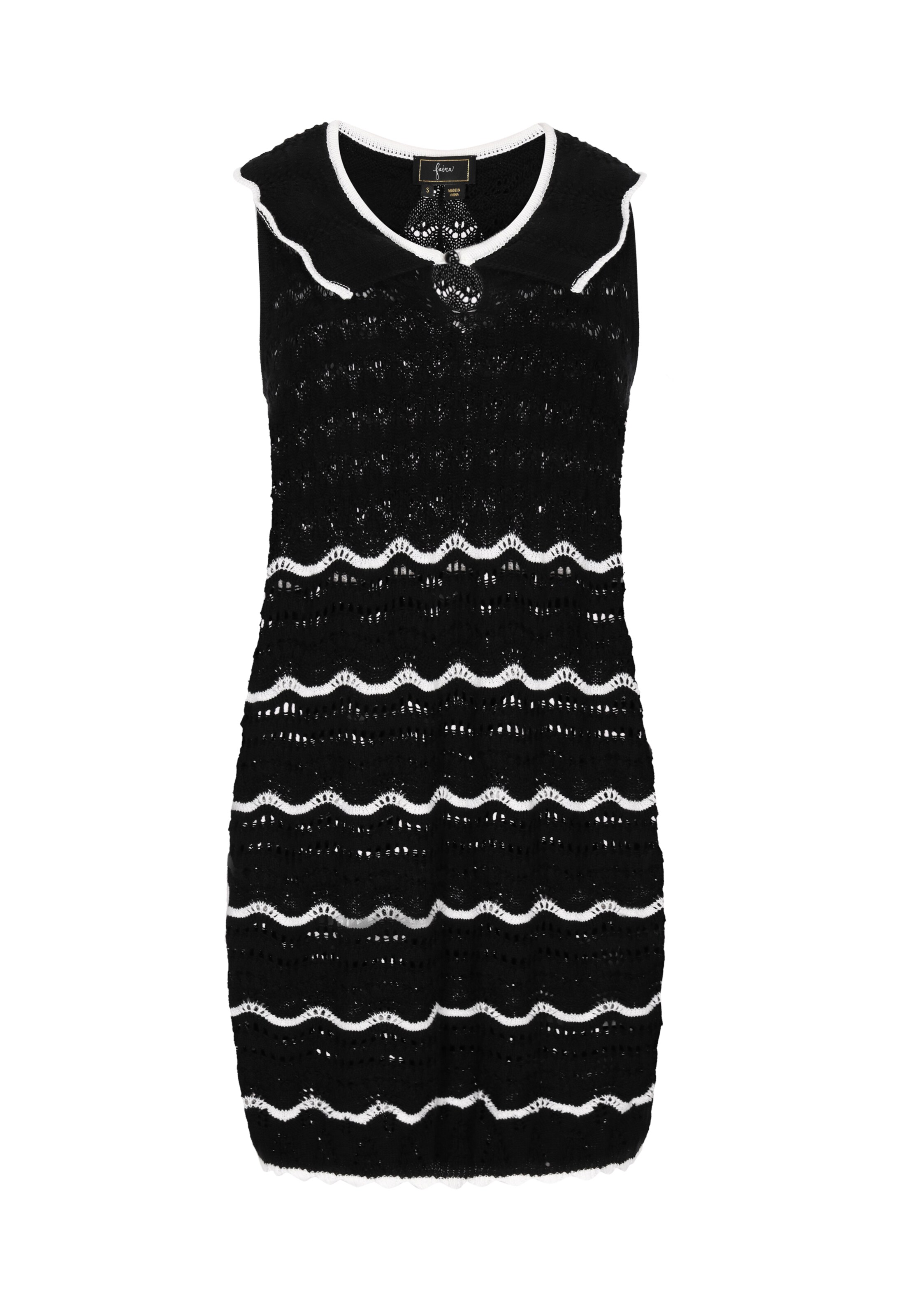 melns faina Adīta kleita 'Fashion Look': no priekšpuses