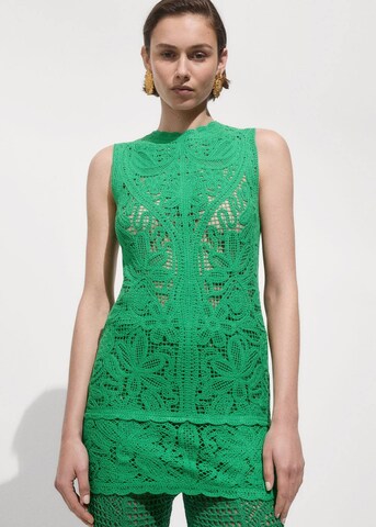 MANGO Knitted dress 'Esteba' in Green