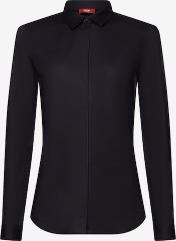 ESPRIT - Blusa en negro: frente