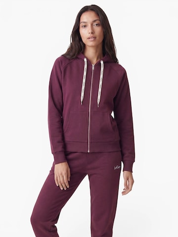 Veste de survêtement 'Phoenix' LeGer by Lena Gercke en violet : devant