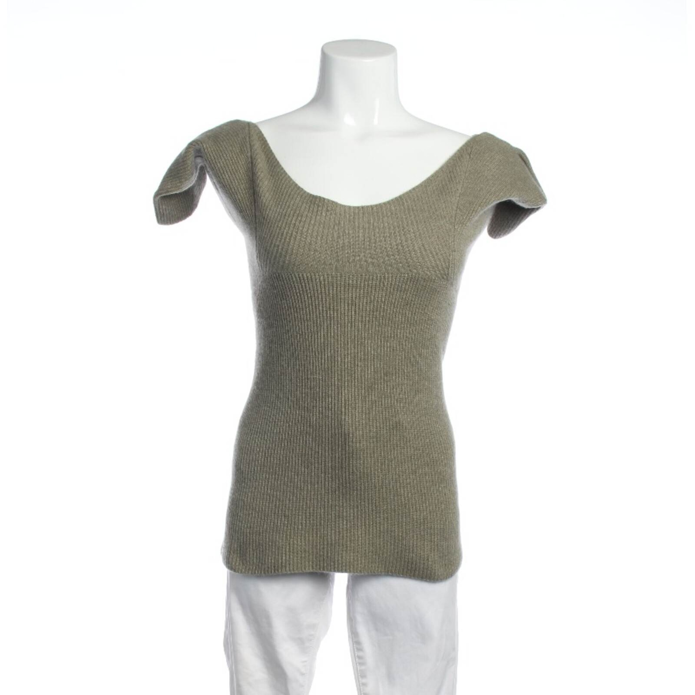 Brunello Cucinelli Shirt M in Grün: Vorderseite