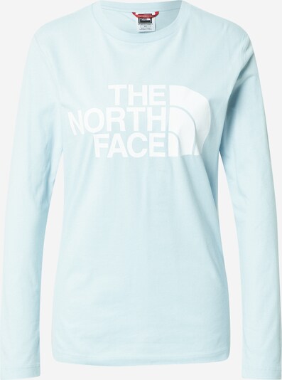 THE NORTH FACE T-shirt en bleu clair / blanc, Vue avec produit