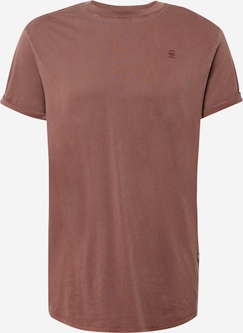 T-Shirt 'Lash' G-Star RAW en marron : devant