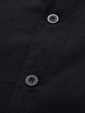 Ombre Regular fit Button Up Shirt in Black