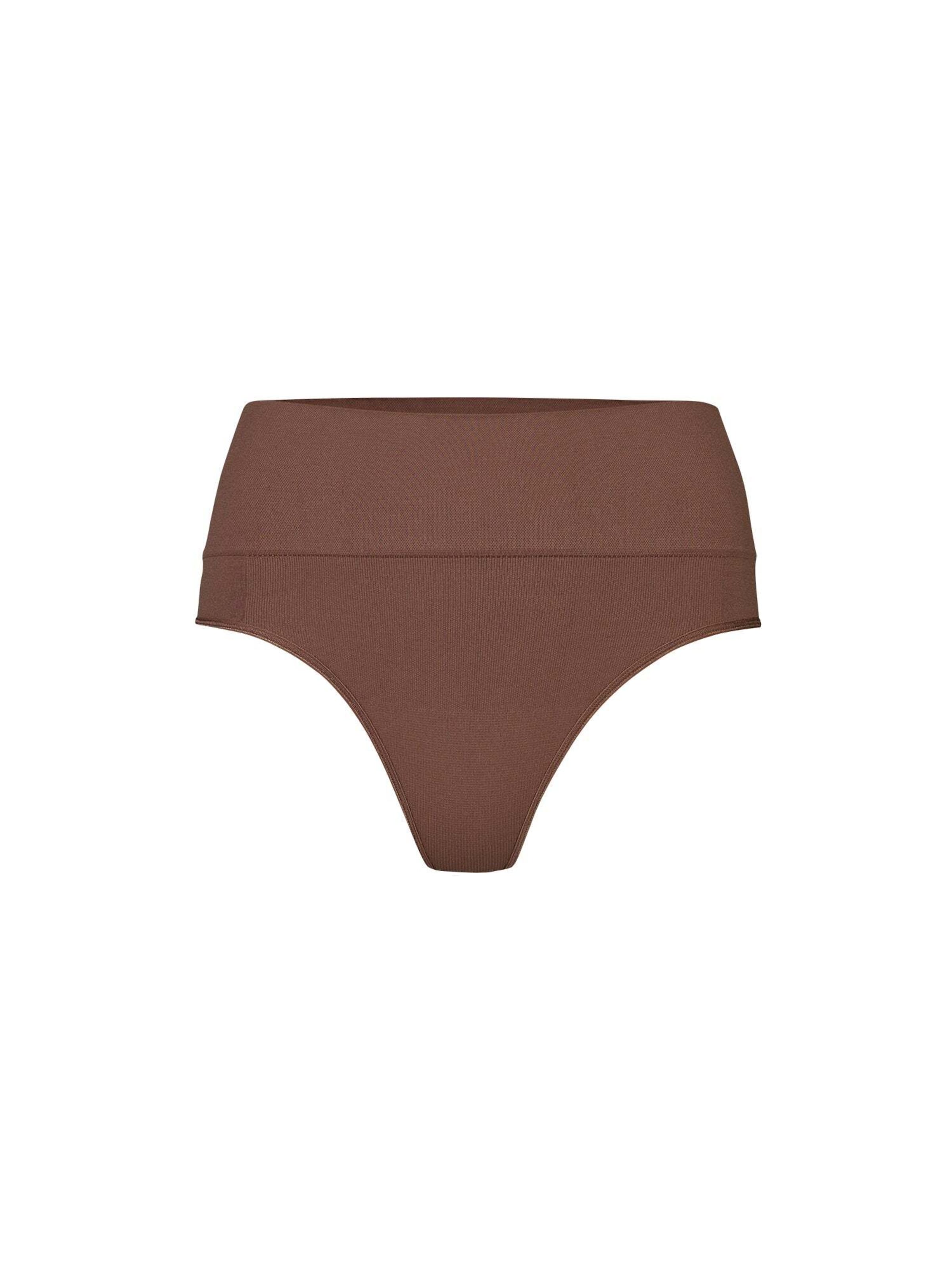 SNOCKS Shapingslip in Bruin: voorkant