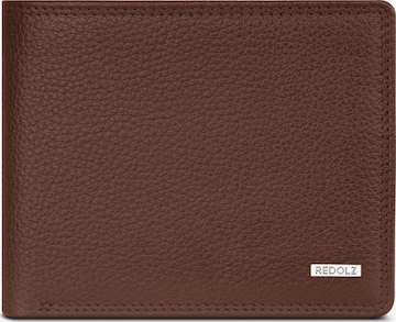 Redolz Wallet 'Essentials' in Brown: front
