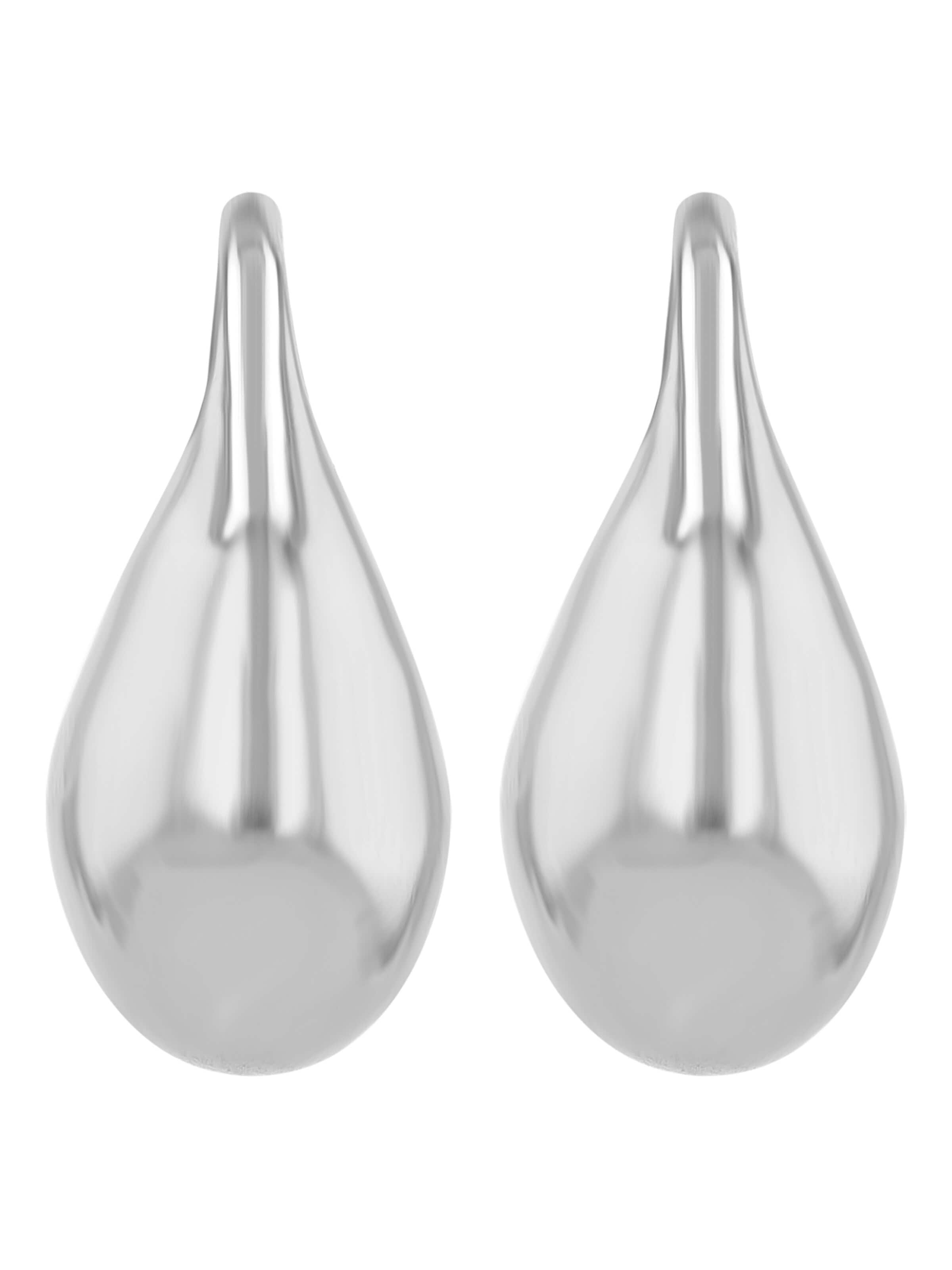 Akzent Earrings '"Amina" aus 925 Sterlingsilber, rhodiniert, langlebig' in Silver: front