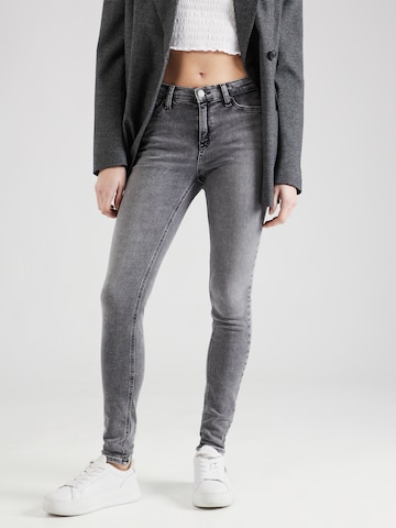 Tommy Jeans Skinny Jeans 'NORA' in Grau: predná strana