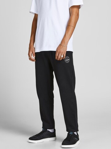 JACK & JONES Tapered Trousers 'Gordon Shark' in Grey: front