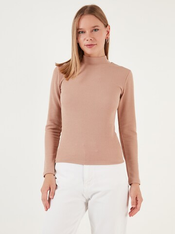 Pull-over LELA en beige : devant