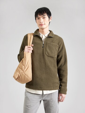 Sweat-shirt Redefined Rebel en vert : devant