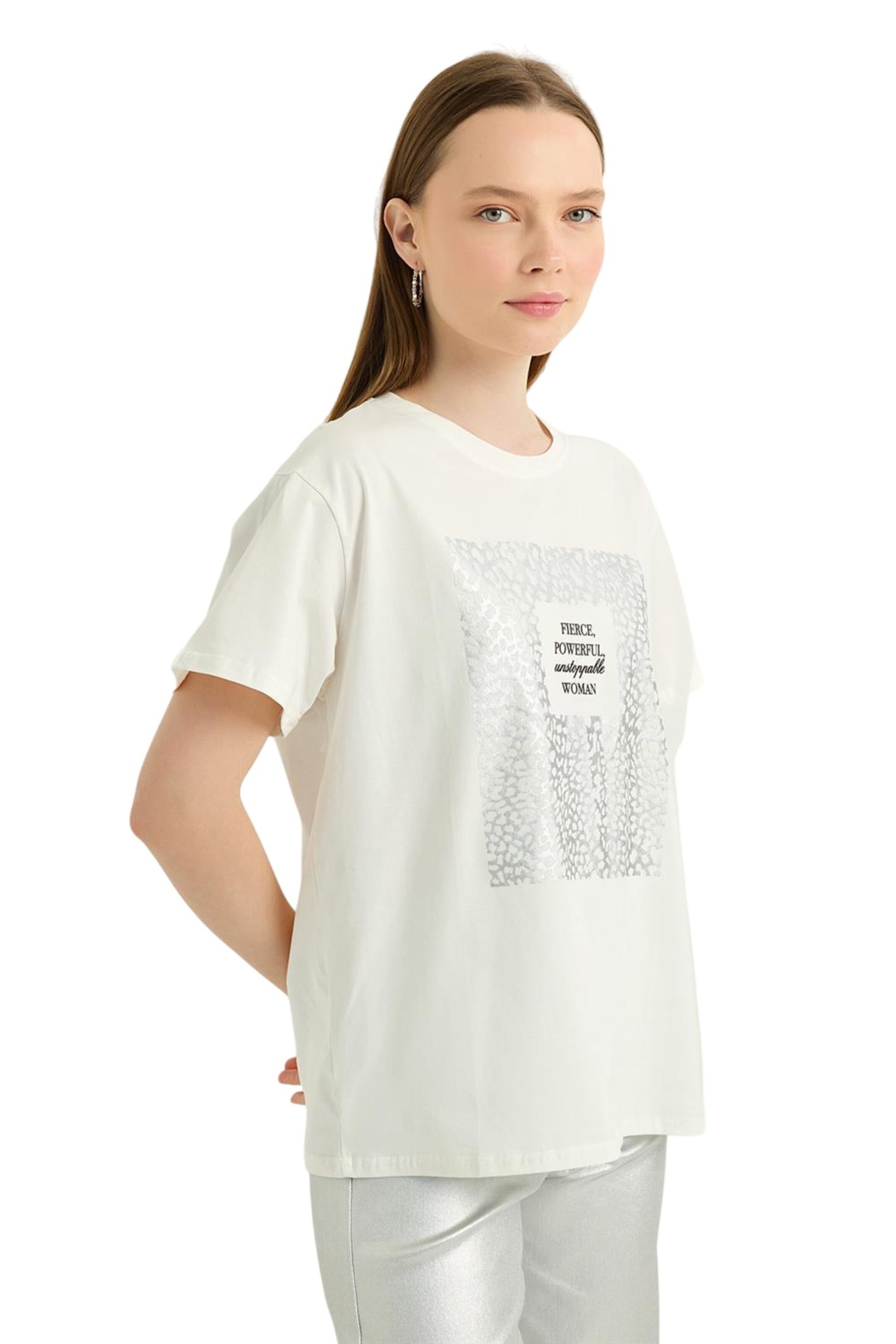 T-shirt HOME STORE en blanc