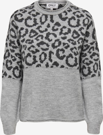 Pull-over 'ONLJADE' ONLY en gris : devant