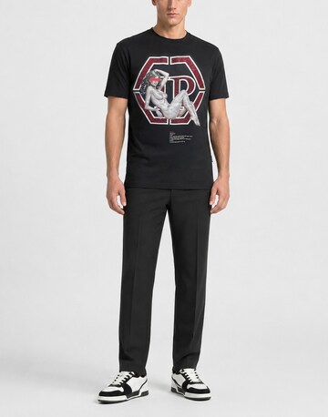 Philipp Plein Shirt 'Hexagon' in Zwart
