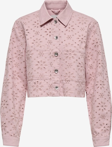 Veste mi-saison 'ONLELSA' ONLY en violet : devant