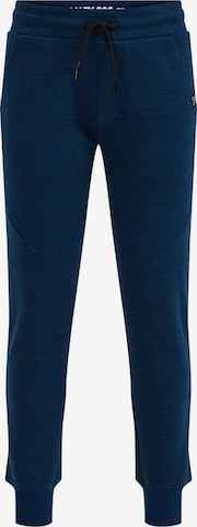WE Fashion Normální Kalhoty – modrá: přední strana