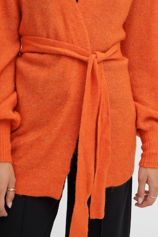 ICHI Strickjacke 'Kamara' in Orange