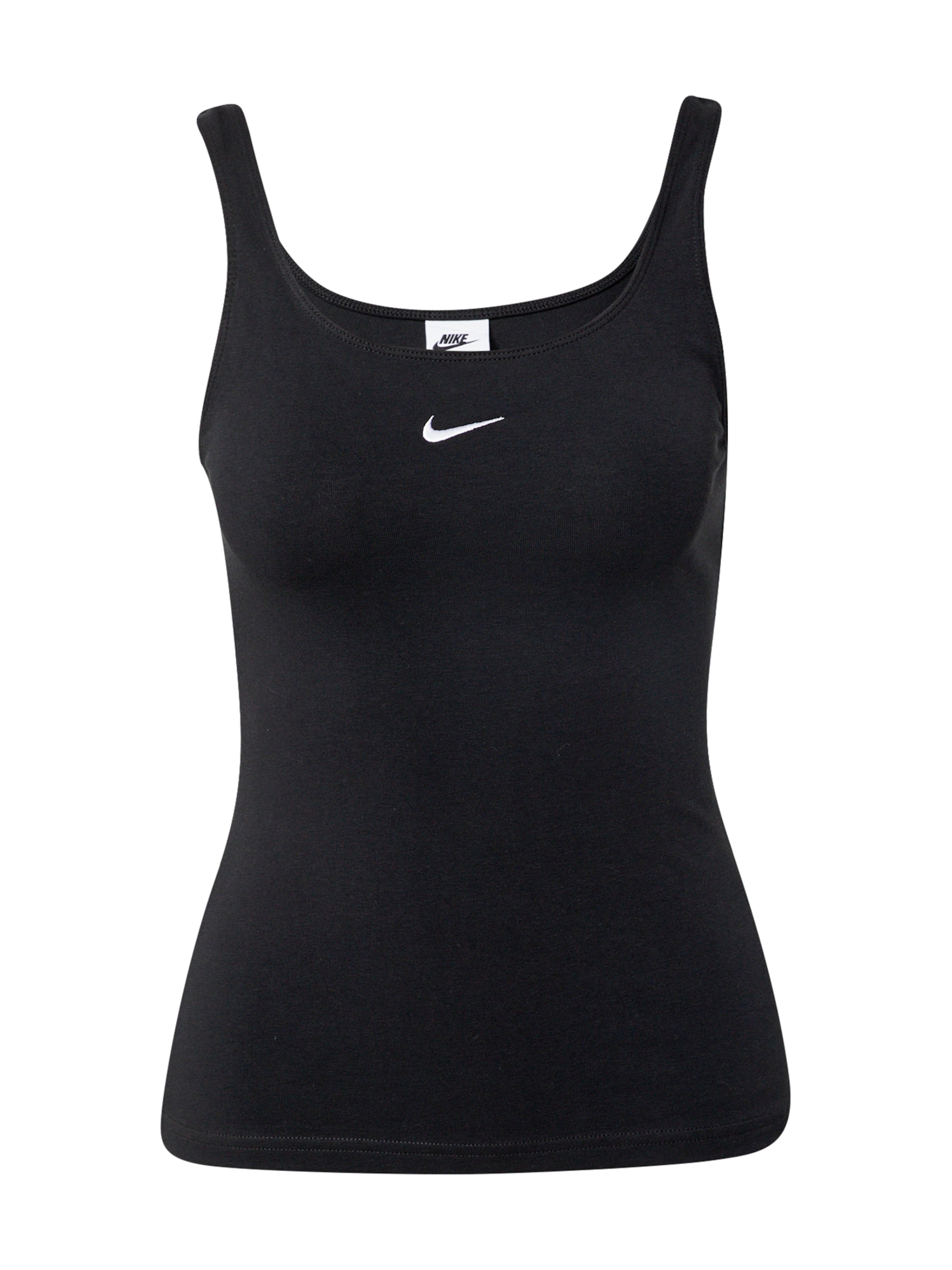 Top 'Essential' di Nike Sportswear in nero: frontale