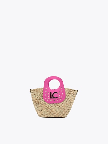 Borsa a mano di Lola Casademunt in rosa: frontale