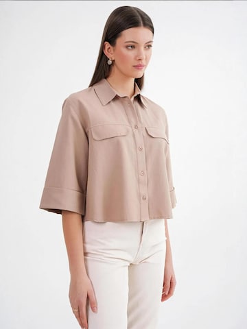 MixRay - Blusa em castanho