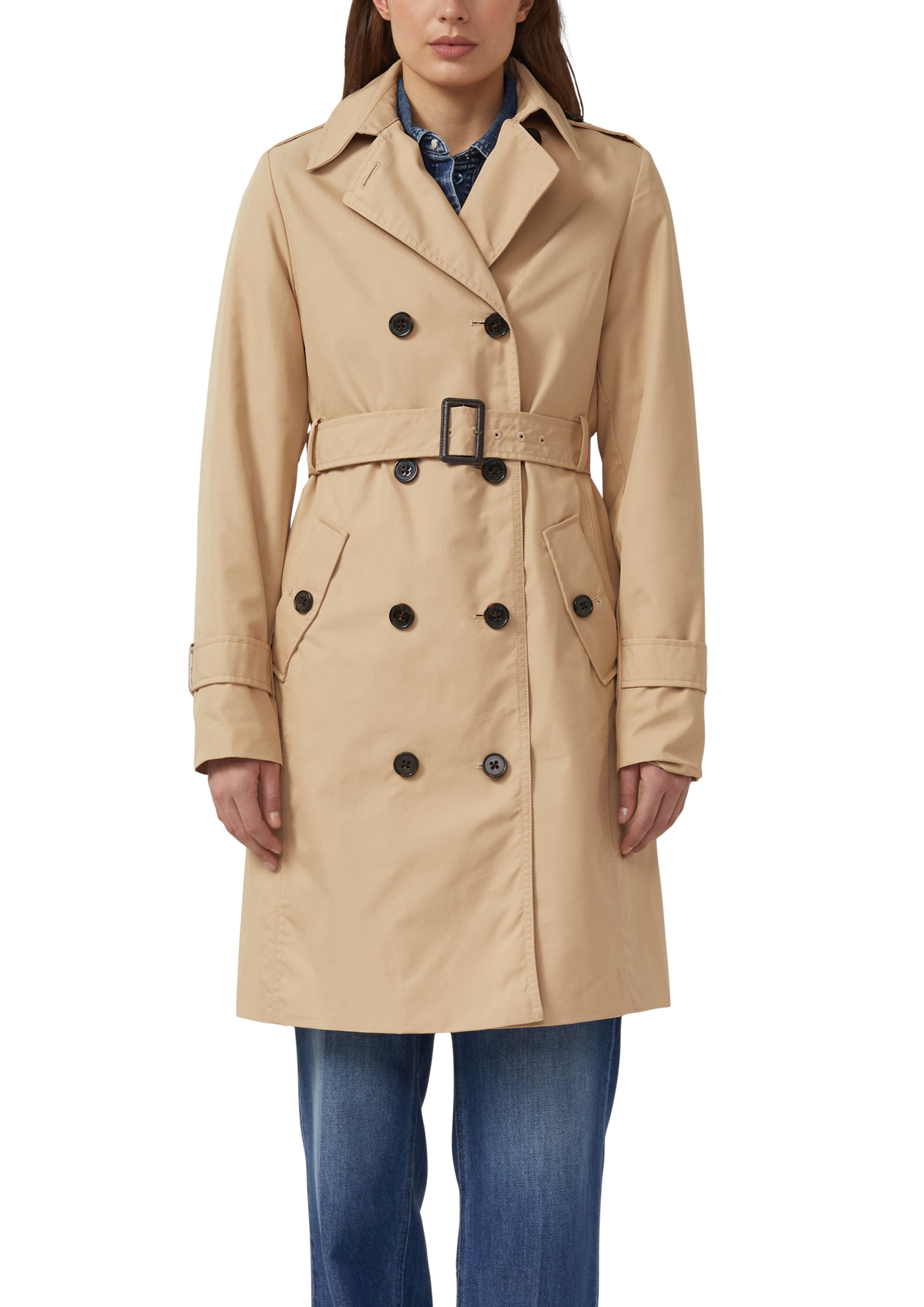 s.Oliver Tussenmantel in Beige: voorkant