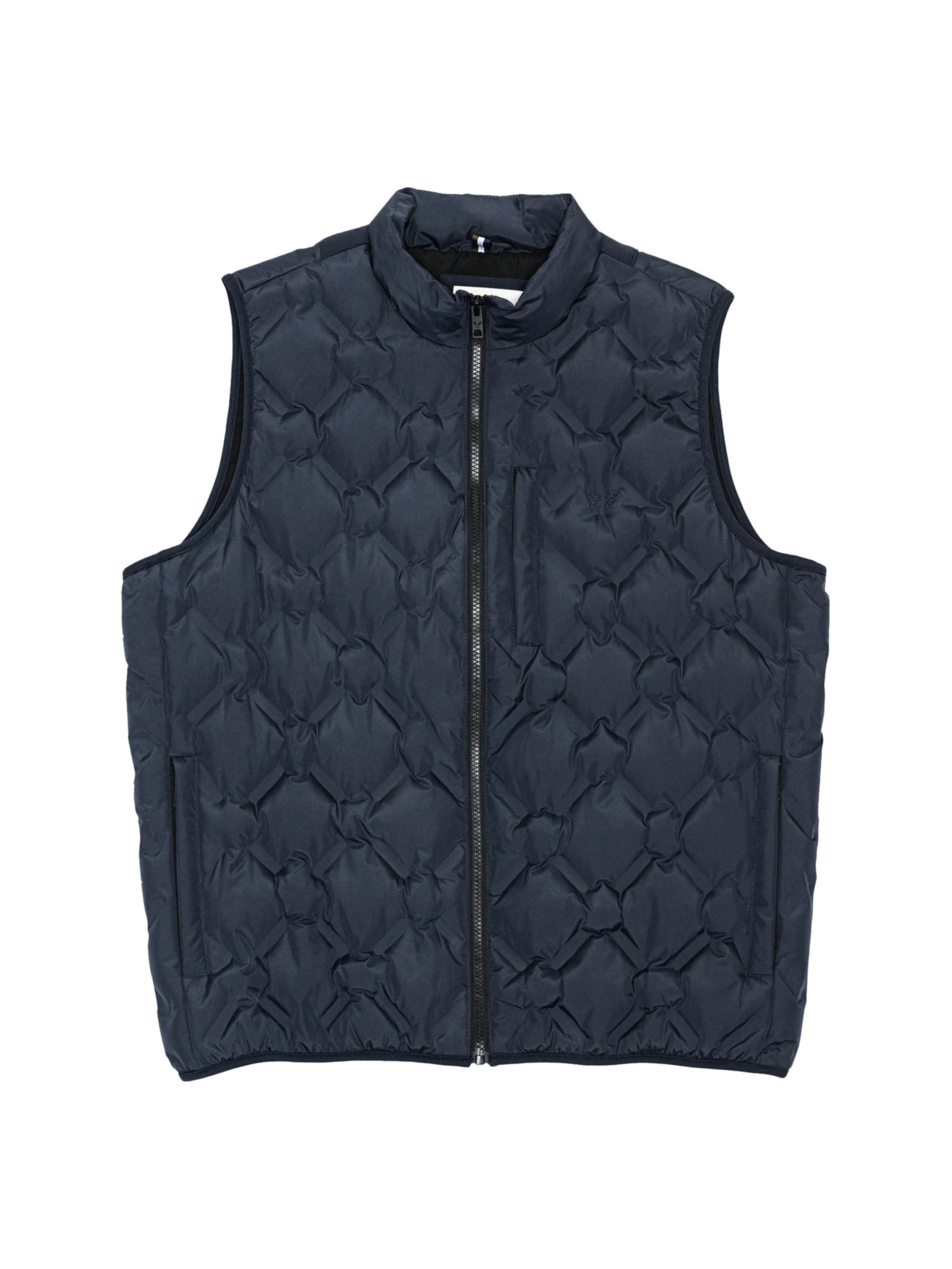 Fat Moose Steppweste 'Wind' in Blau: Vorderseite