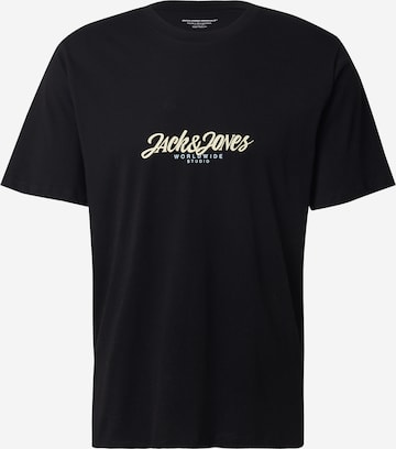 Maglietta di JACK & JONES in nero: frontale