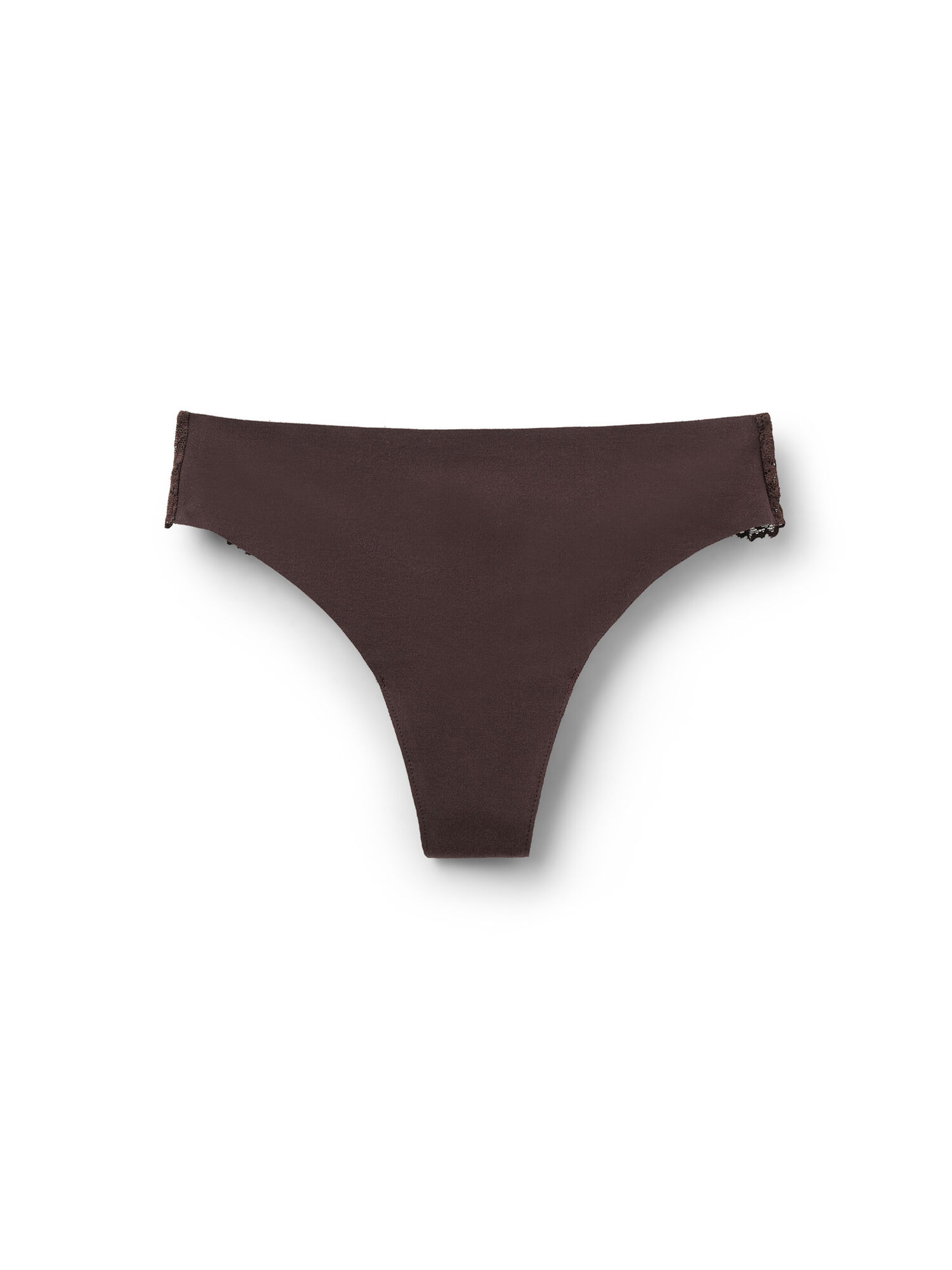 Tezenis Thong in Brown: front