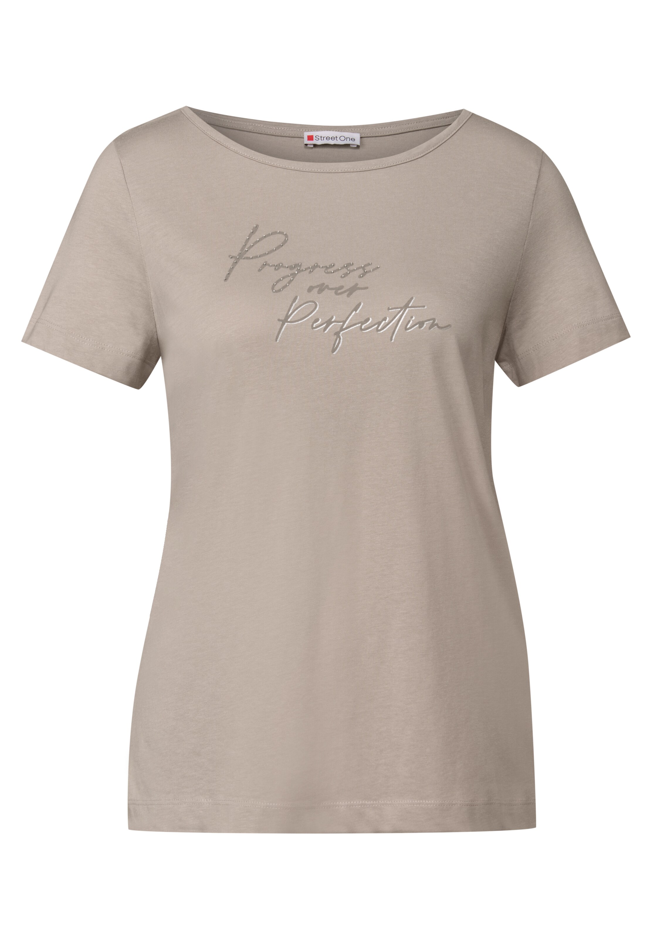 STREET ONE Shirt in Beige: Vorderseite