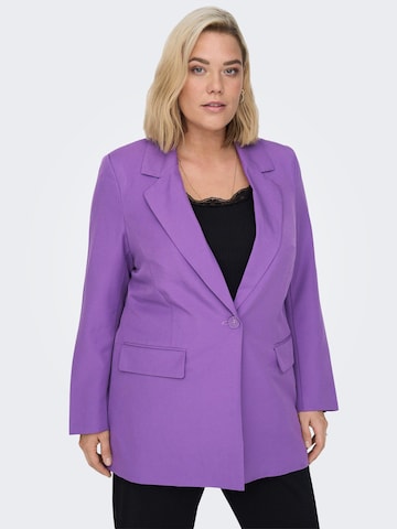 ONLY Carmakoma Blazer 'Thea' in Purple: front