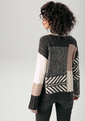 Aniston CASUAL Pullover in Weiß