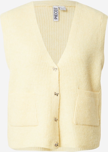 Vestă tricotată 'PCSILLY' PIECES pe galben deschis, Vizualizare produs