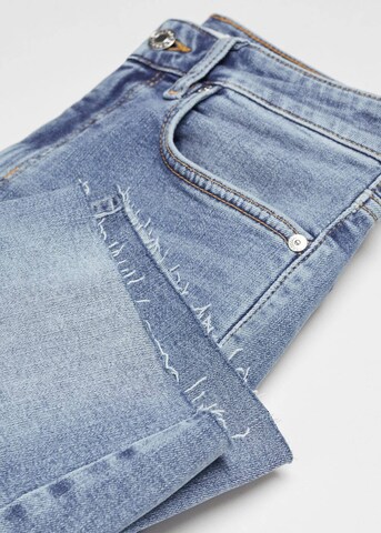 MANGO Regular Jeans 'Abril' in Blauw